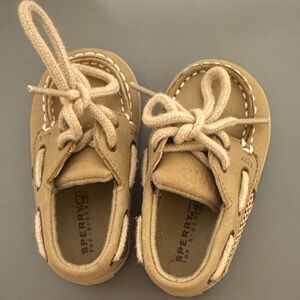 Sperry Kids Beige Moccasins